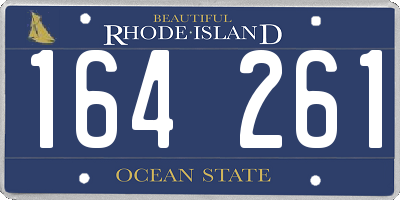 RI license plate 164261