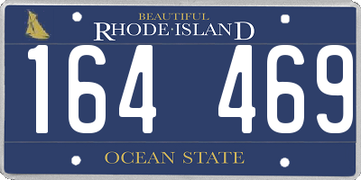 RI license plate 164469