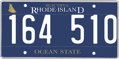 RI license plate 164510