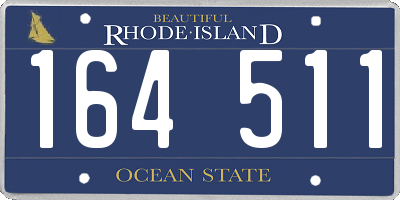 RI license plate 164511