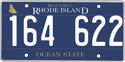 RI license plate 164622