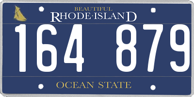 RI license plate 164879