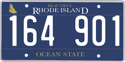 RI license plate 164901