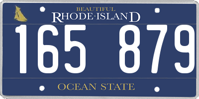RI license plate 165879