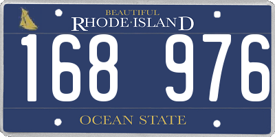 RI license plate 168976