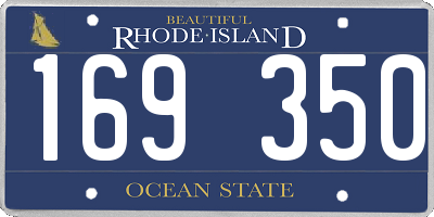 RI license plate 169350