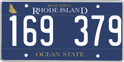 RI license plate 169379