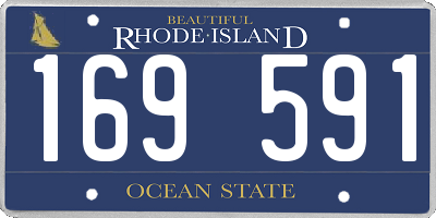 RI license plate 169591