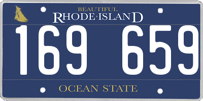 RI license plate 169659