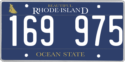 RI license plate 169975