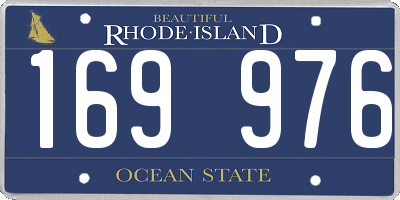 RI license plate 169976