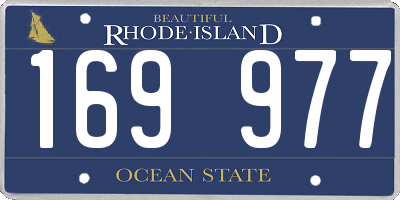RI license plate 169977