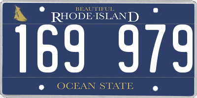 RI license plate 169979