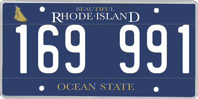RI license plate 169991