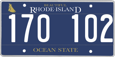 RI license plate 170102