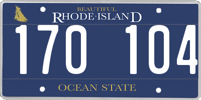 RI license plate 170104