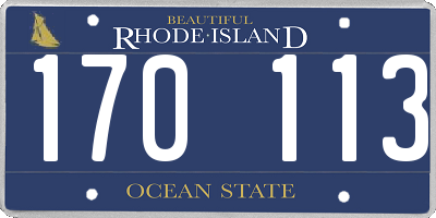 RI license plate 170113