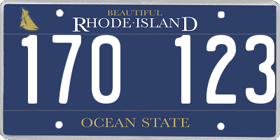 RI license plate 170123