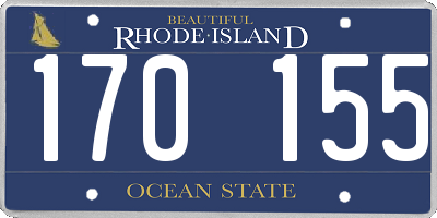 RI license plate 170155