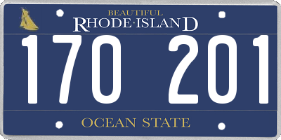 RI license plate 170201