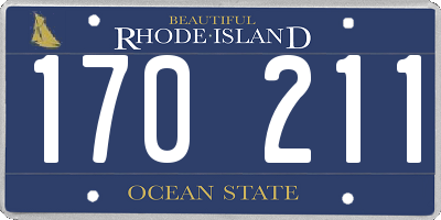RI license plate 170211