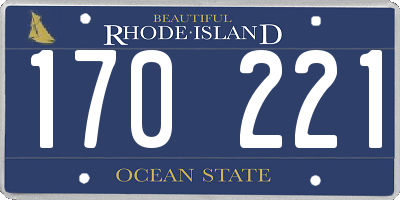 RI license plate 170221