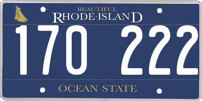 RI license plate 170222