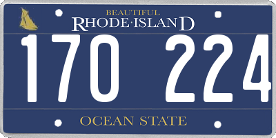 RI license plate 170224