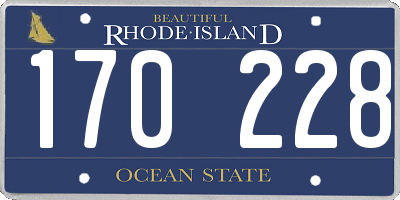 RI license plate 170228