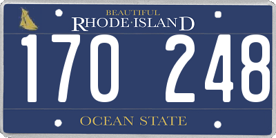 RI license plate 170248