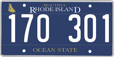 RI license plate 170301