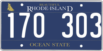 RI license plate 170303