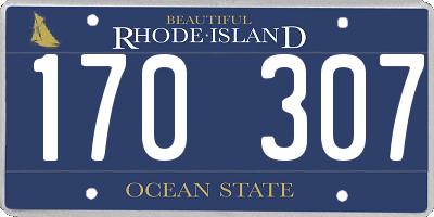 RI license plate 170307