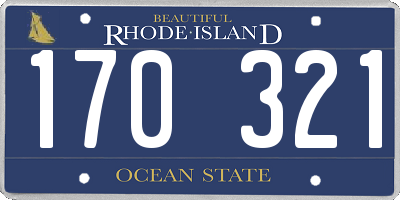 RI license plate 170321