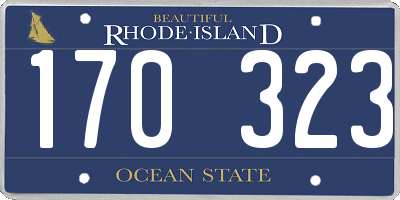 RI license plate 170323