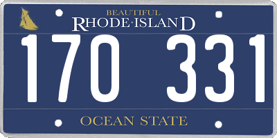 RI license plate 170331