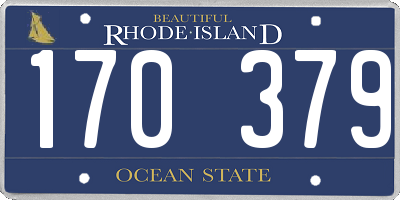 RI license plate 170379