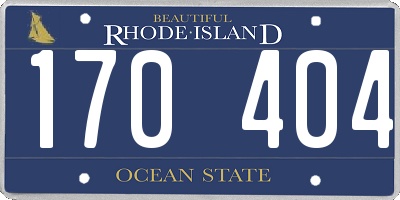 RI license plate 170404
