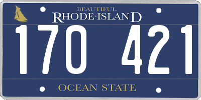 RI license plate 170421