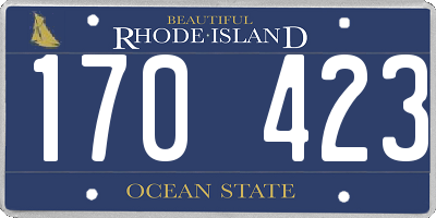 RI license plate 170423