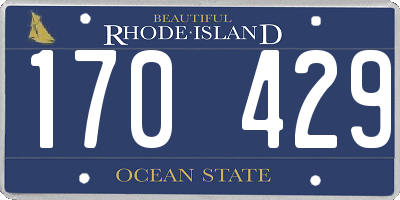 RI license plate 170429