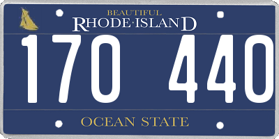 RI license plate 170440