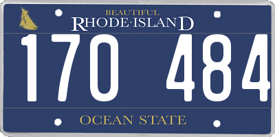 RI license plate 170484