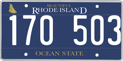 RI license plate 170503