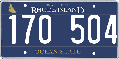 RI license plate 170504