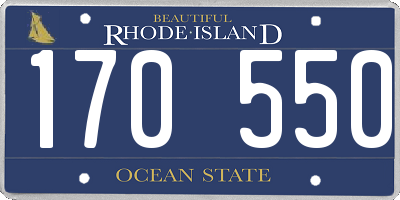 RI license plate 170550