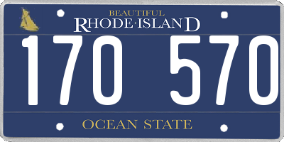 RI license plate 170570