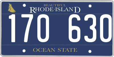 RI license plate 170630