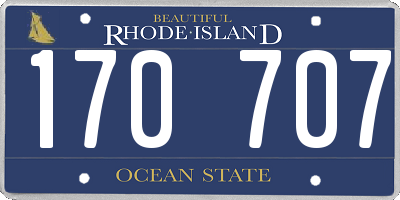 RI license plate 170707