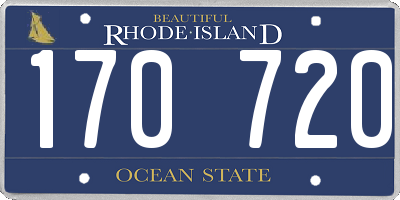 RI license plate 170720